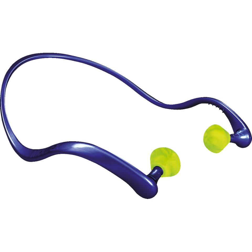 MOLDEX Bügelgehörschützer WaveBand 1K, Kat.III, blau/gelb, Duo-Material, 12g