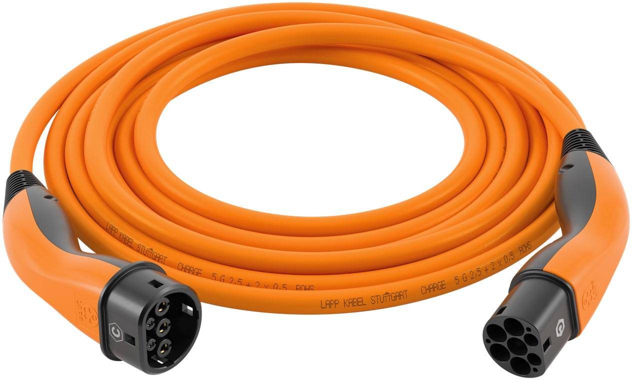 LAPP MOBILITY Ladekabel Typ 2, bis zu 7,4 kW, 7 m, Orange