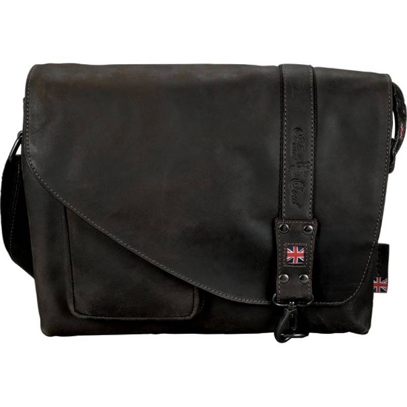 PRIDE&SOUL Umhängetasche "MRS. NOEL", aus Leder, braun