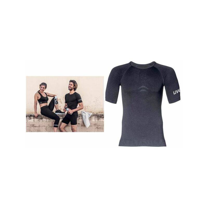 uvex Herren-Kurzarm-Funktionsshirt underwear, schwarz, S