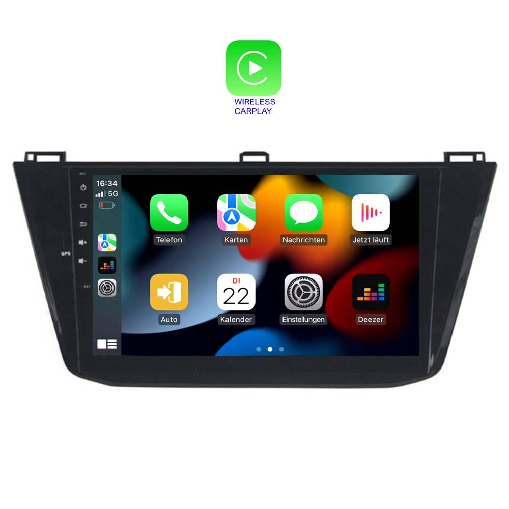 Für Volkswagen Tiguan 10" Touchscreen Android Autoradio GPS Navigation CarPlay
