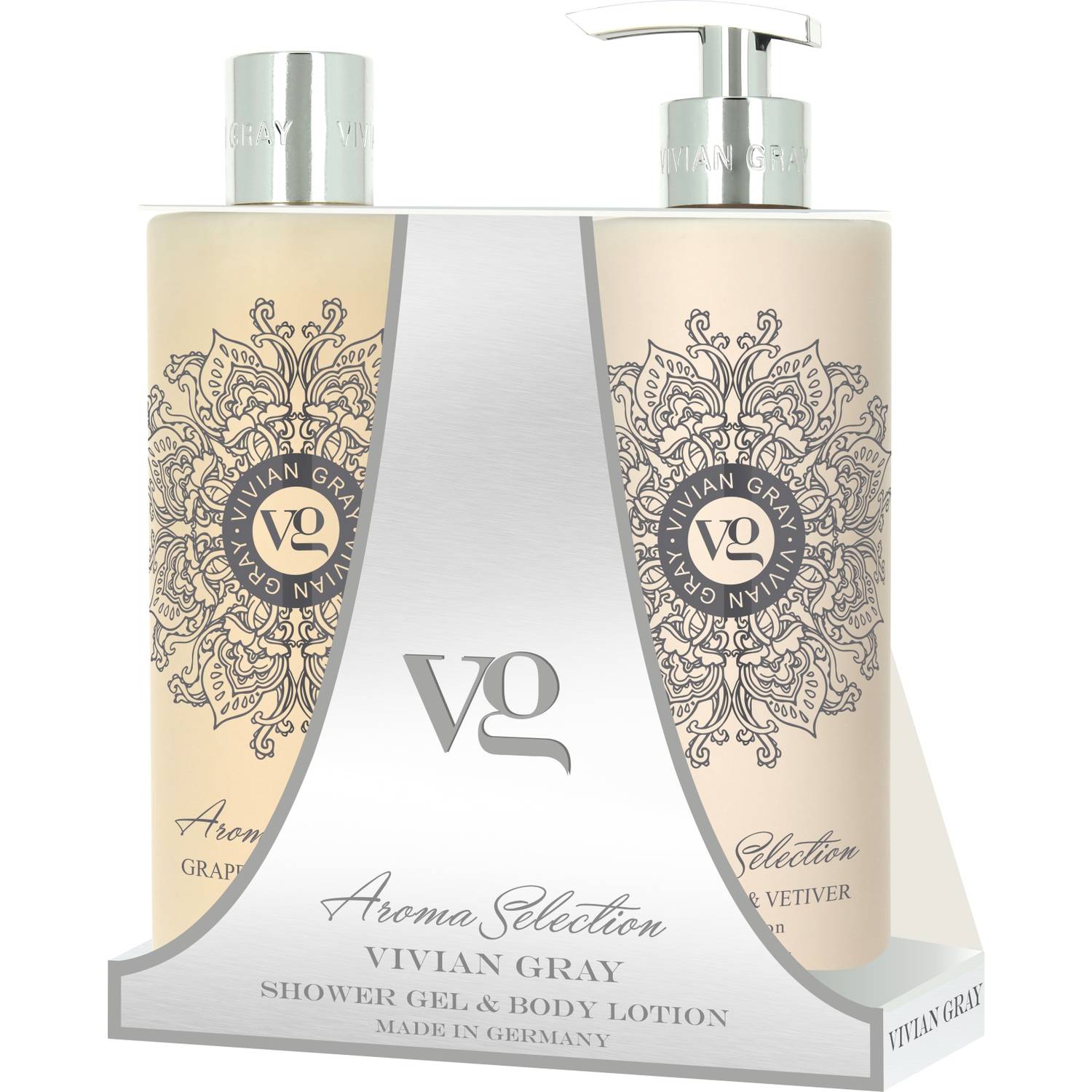 VIVIAN GRAY 2033 Aroma Selection Duschgel & Body Lotion Grapefruit & Vetiver (1000 ml)