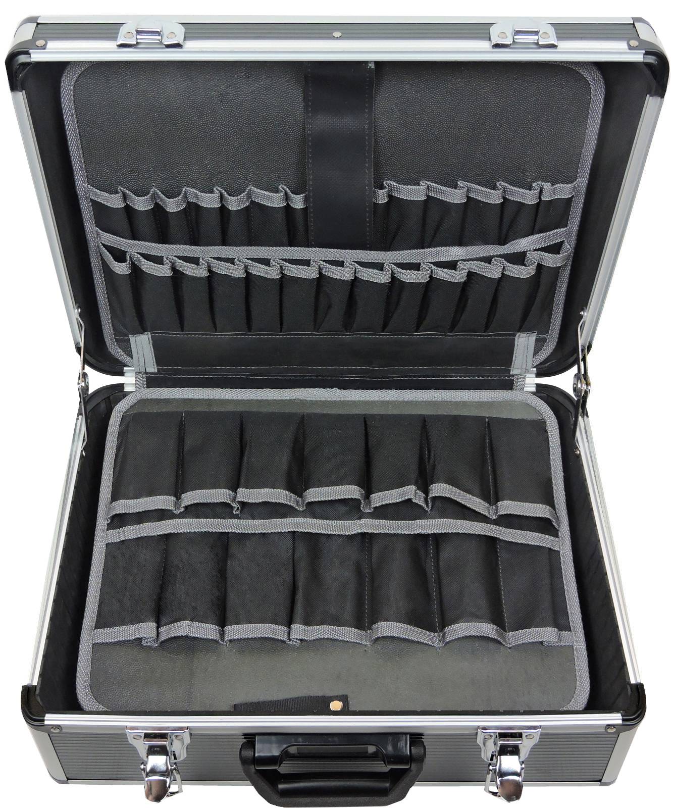 FAMEX 440-L Werkzeugkoffer leer ohne Werkzeug - Robuster Koffer- Werkzeugkasten unbestückt