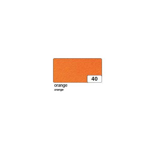 folia 520040 Bastelfilz, 150 g/m², 45 x 500 cm, orange (5 m)