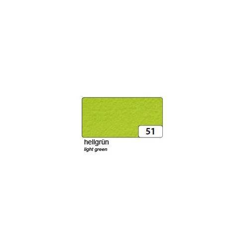 folia 520051 Bastelfilz, 150 g/m², 45 x 500 cm, hellgrün (5 m)
