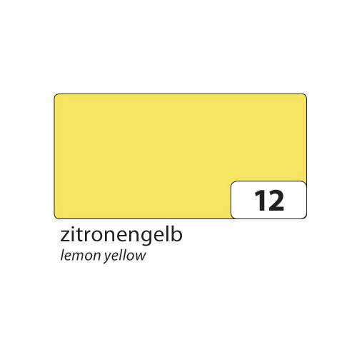 folia 6112 Fotokarton, 300 g/m², 50 x 70 cm, zitronengelb (10 Bogen)