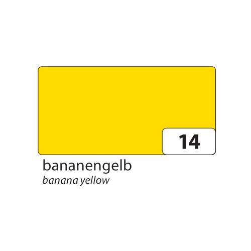 folia 67/25 14 Tonpapier 130g/m², 50x70cm, bananengelb, bananengelb (25 Bogen)