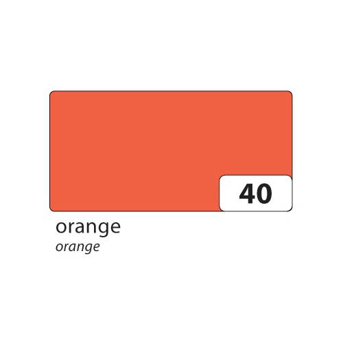 folia 67/25 40 Tonpapier, 130 g/m², 50 x 70 cm, orange (25 Bogen)