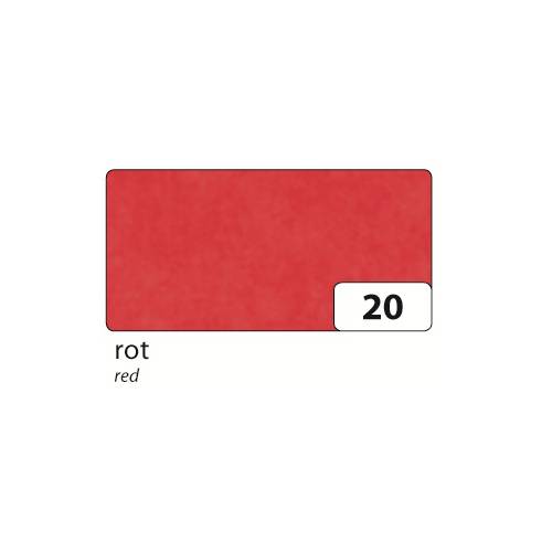 folia 825-20 Transparentpapier 42 g/m², gefalzt auf 35 x 50 cm, rot (25 Bogen)