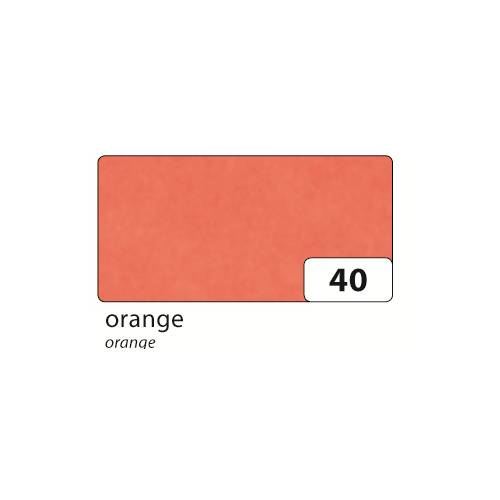 folia 825-40 Transparentpapier 42 g/m², gefalzt auf 35 x 50 cm, orange (25 Bogen)