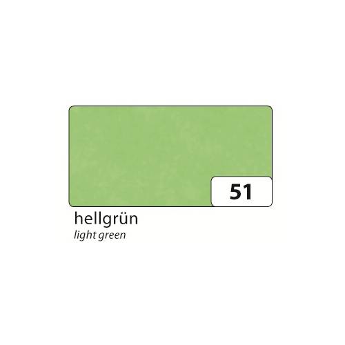 folia 825-51 Transparentpapier 42 g/m², gefalzt auf 35 x 50 cm, hellgrün (25 Bogen)