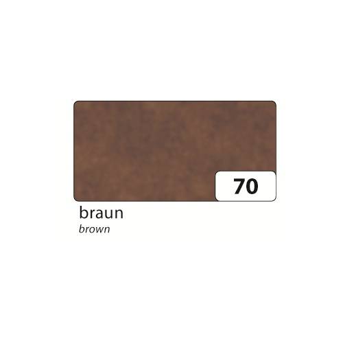 folia 825-70 Transparentpapier 42 g/m², gefalzt auf 35 x 50 cm, braun (25 Bogen)