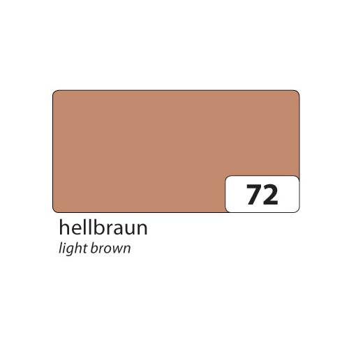 folia 67/25 72 Tonpapier 130g/m², 50x70cm, hellbraun (25 Bogen)