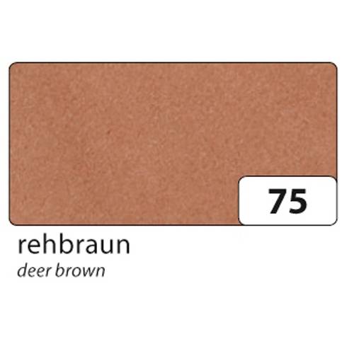 folia 23575 Moosgummi, 29x40cm, rehbraun (5 Bogen)