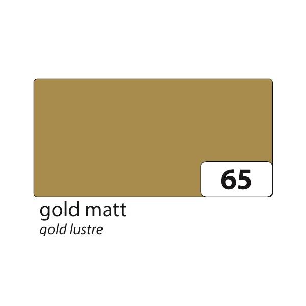 folia Tonkarton 220g/m², 50x70cm, gold/matt (25 Bogen)