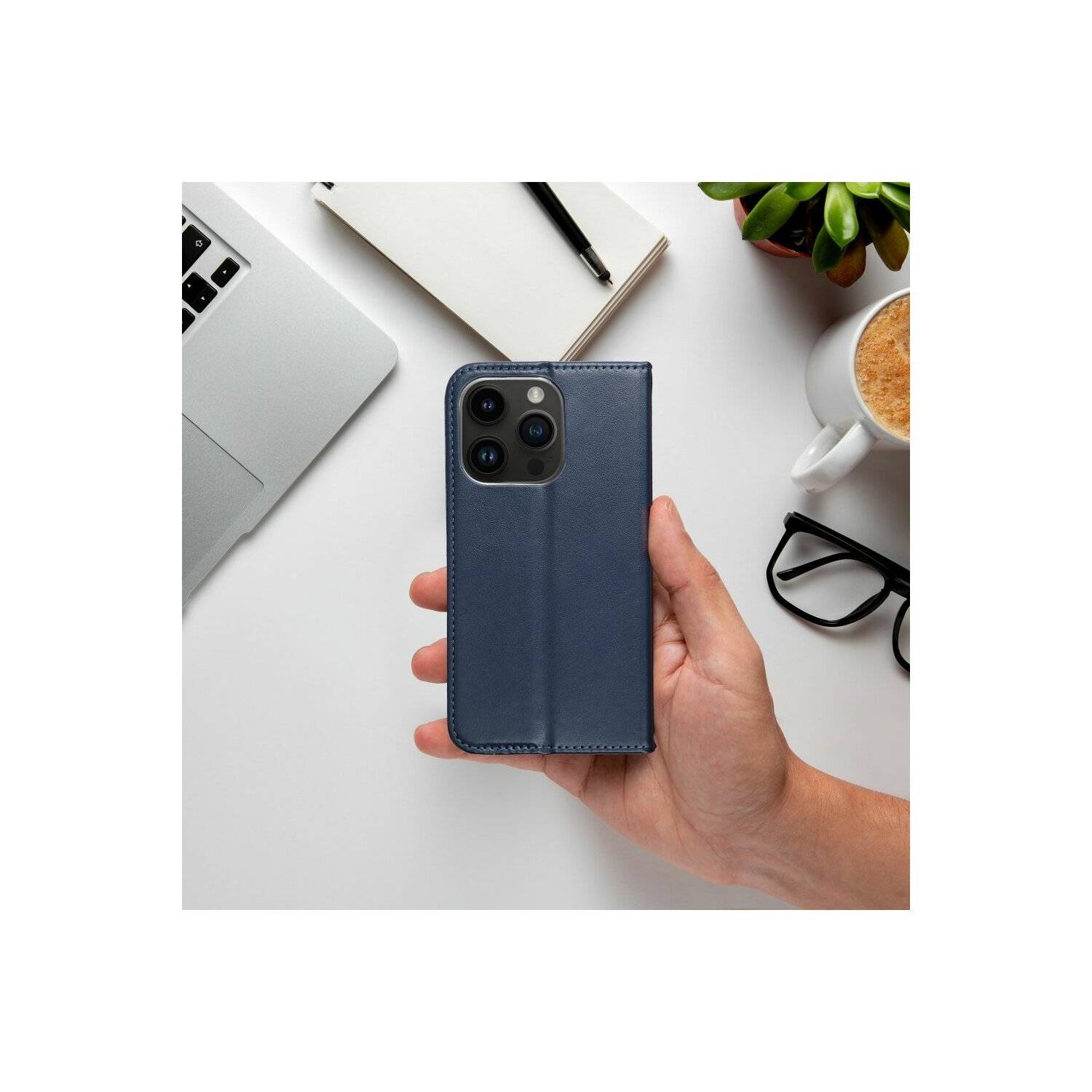 Smart Magneto Buch Tasche Hülle Magnet Standfunktion kompatibel mit Xiaomi Redmi Note 11 Pro 5G Blau