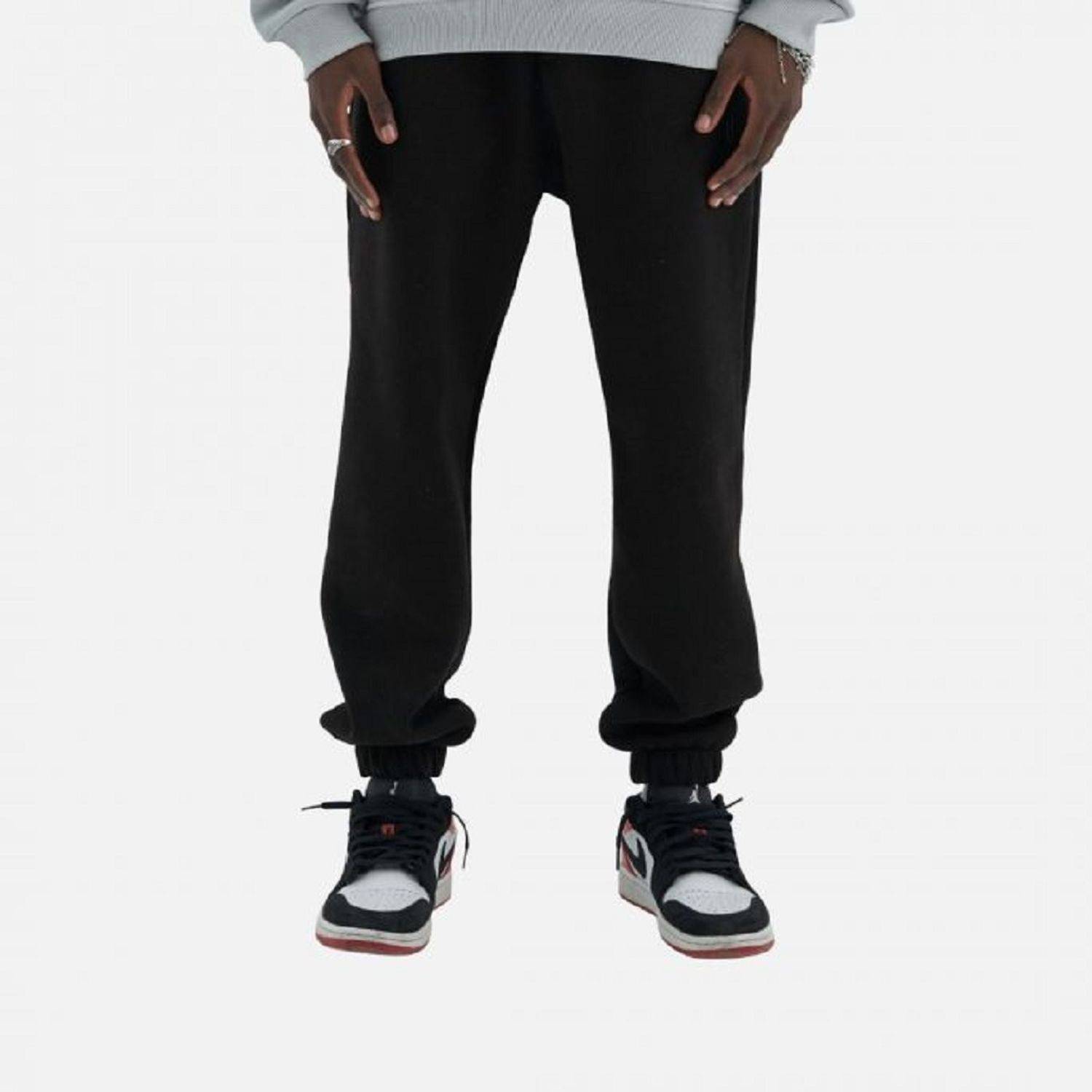 Jogger Set Jogginghose Sweatshirt Oversize L Schwarz