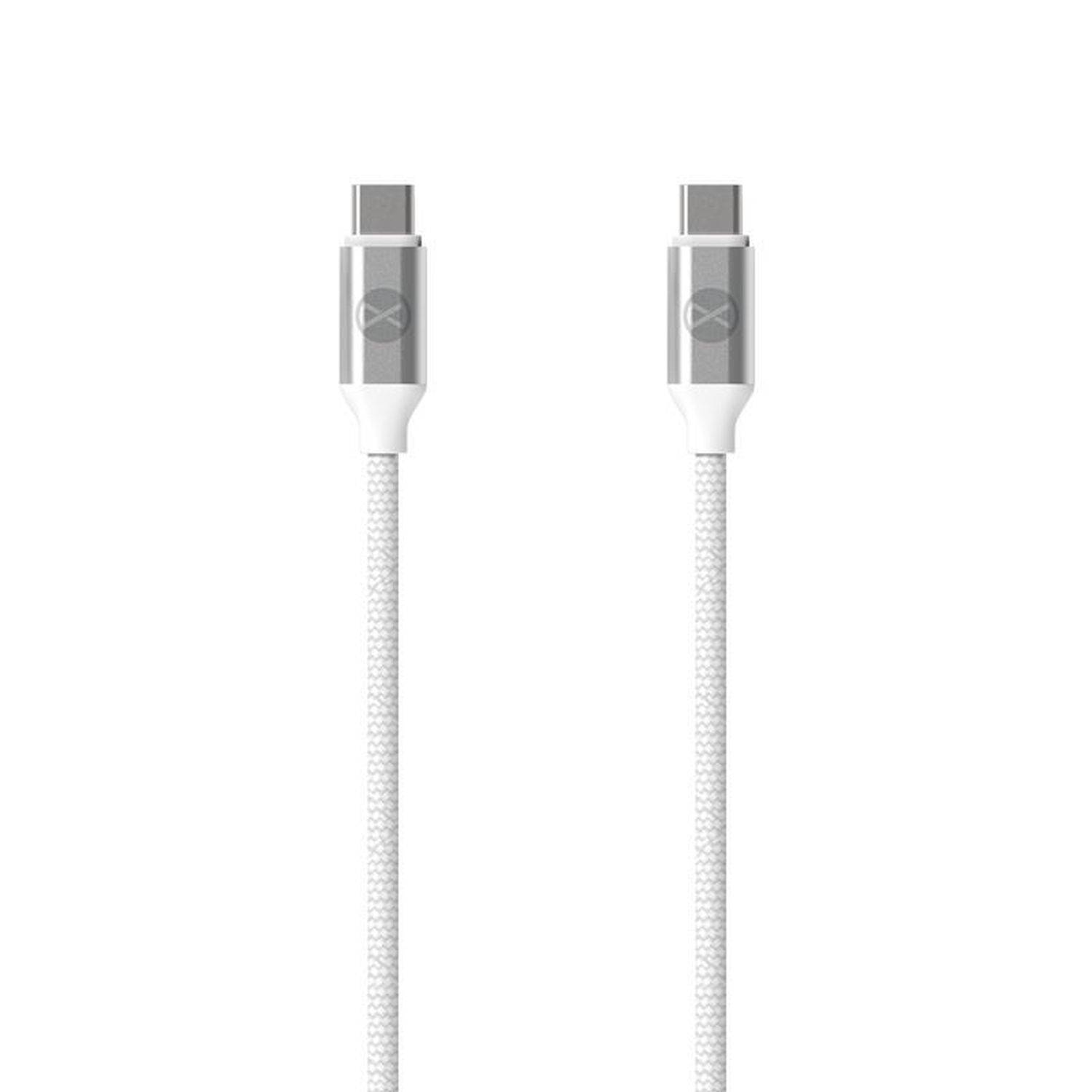FOREVER USB-C ZU USB-C Datenkabel Ladekabel 1,2M 3A 20W Weiß