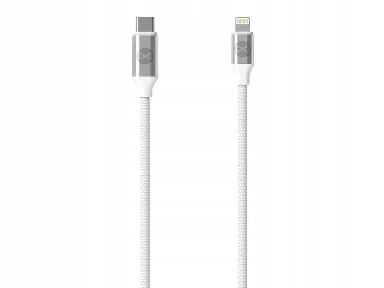 FOREVER USB-C ZU USB-C Datenkabel Ladekabel 1,2M 3A 20W Weiß