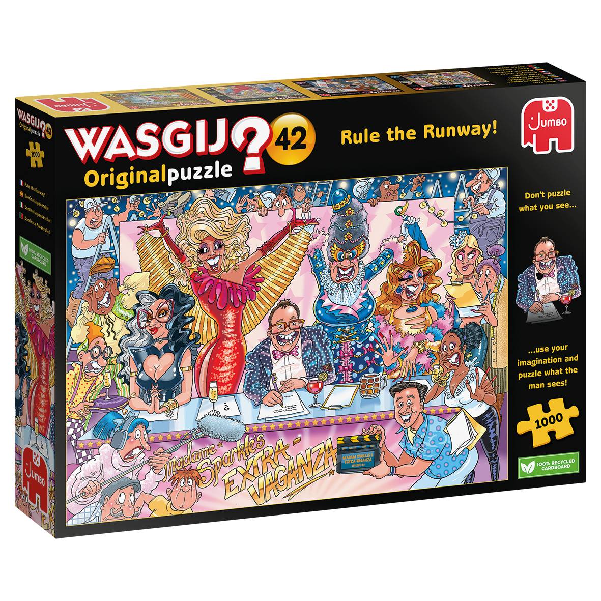 Jumbo Spiele 1110100013 Wasgij Original 42 Rule the Runway! 1000 Teile Puzzle