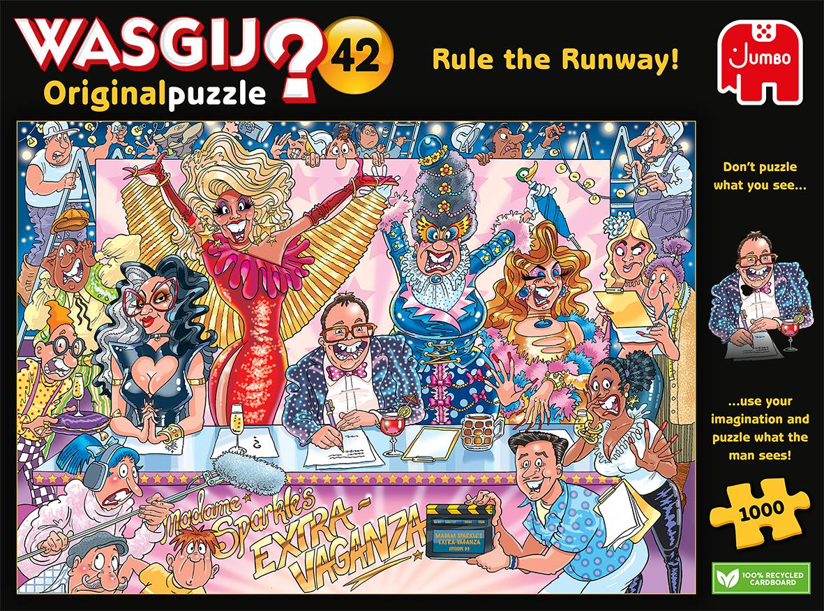 Jumbo Spiele 1110100013 Wasgij Original 42 Rule the Runway! 1000 Teile Puzzle