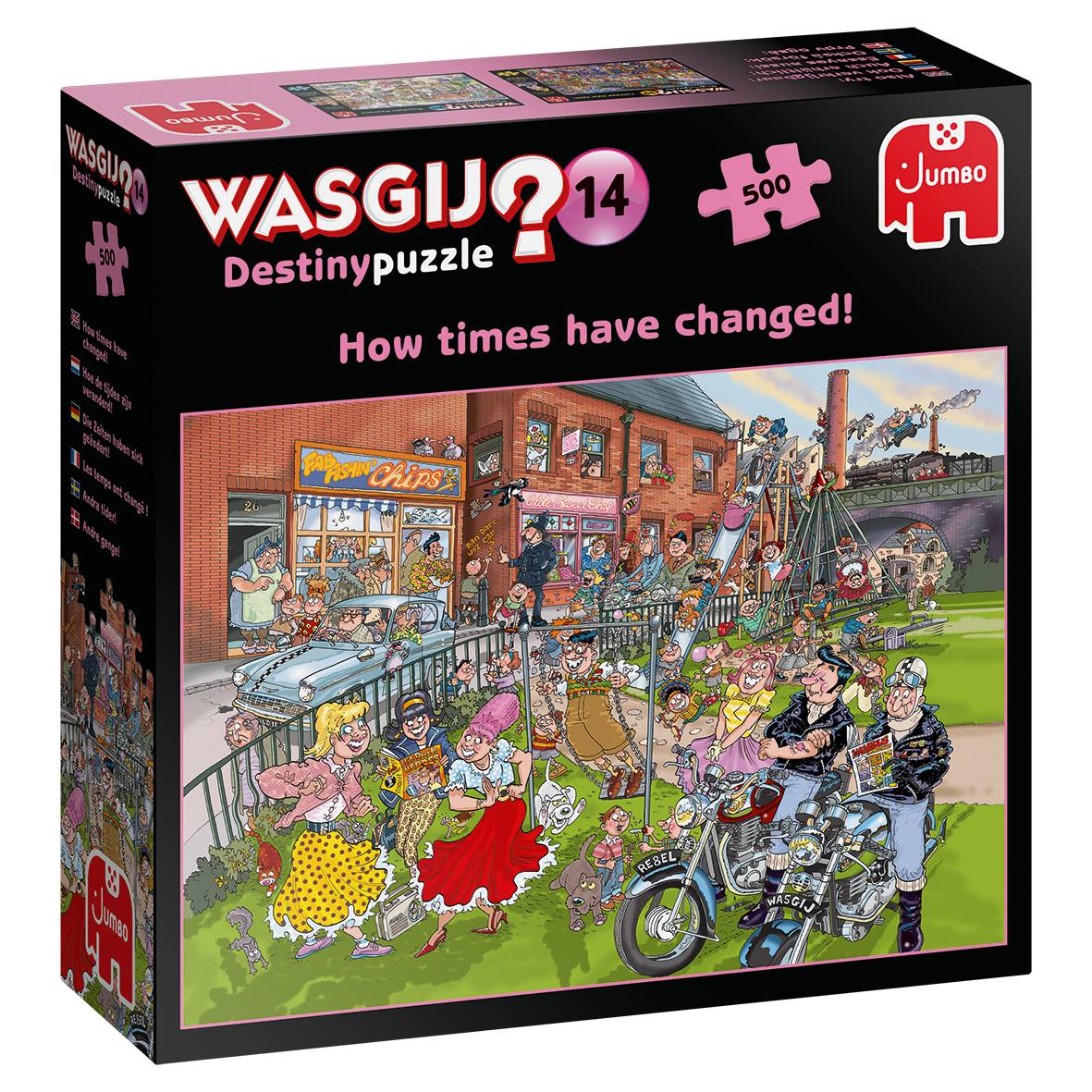 Wasgij Destiny 14 Die Zeiten haben sich geändert! 500 Teile Puzzle