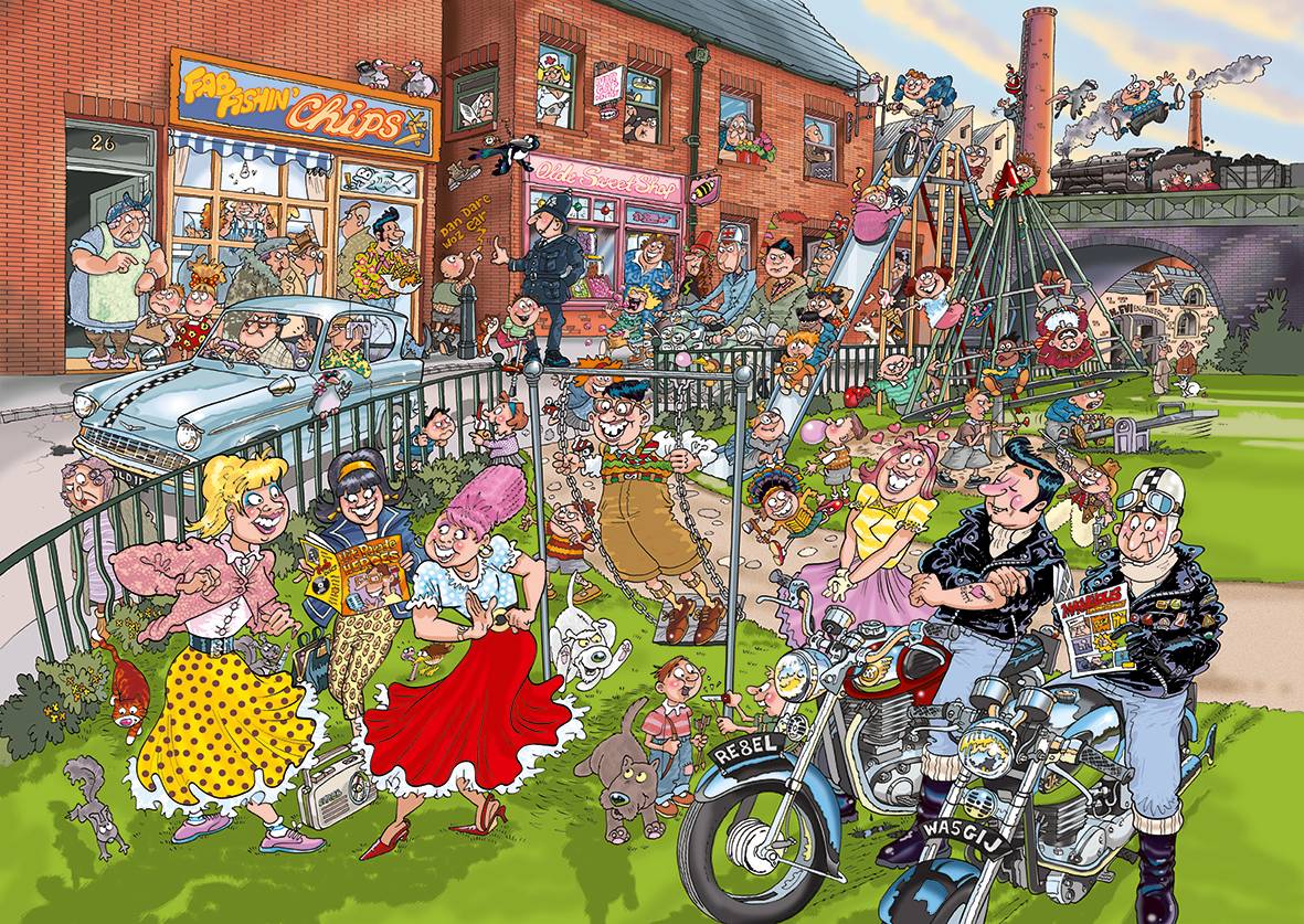 Wasgij Destiny 14 Die Zeiten haben sich geändert! 500 Teile Puzzle