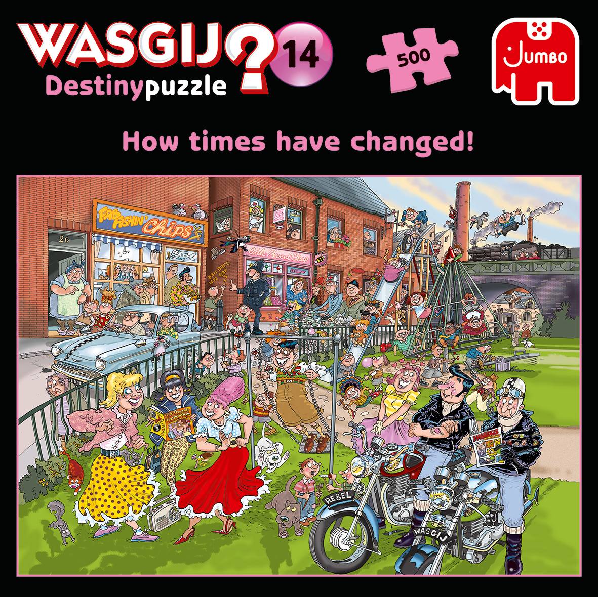 Wasgij Destiny 14 Die Zeiten haben sich geändert! 500 Teile Puzzle