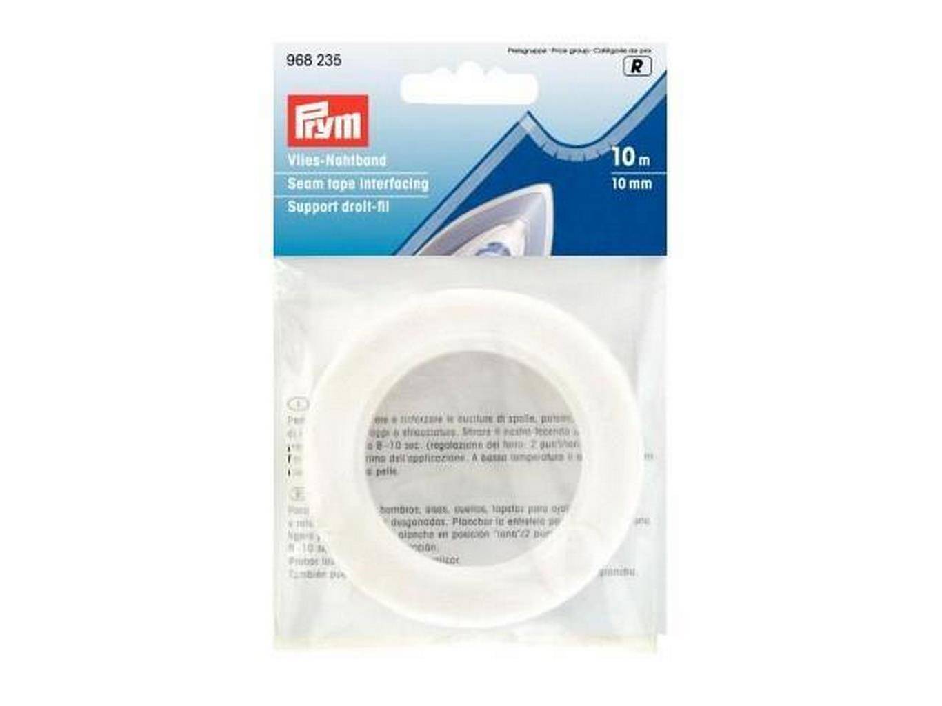 Prym Vlies-Nahtband (bügeln) 10 mm weiß