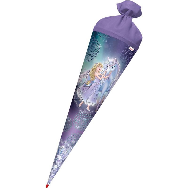 ROTH Schultüte "Königin im Eis", rund, 700 mm, mit Effekt