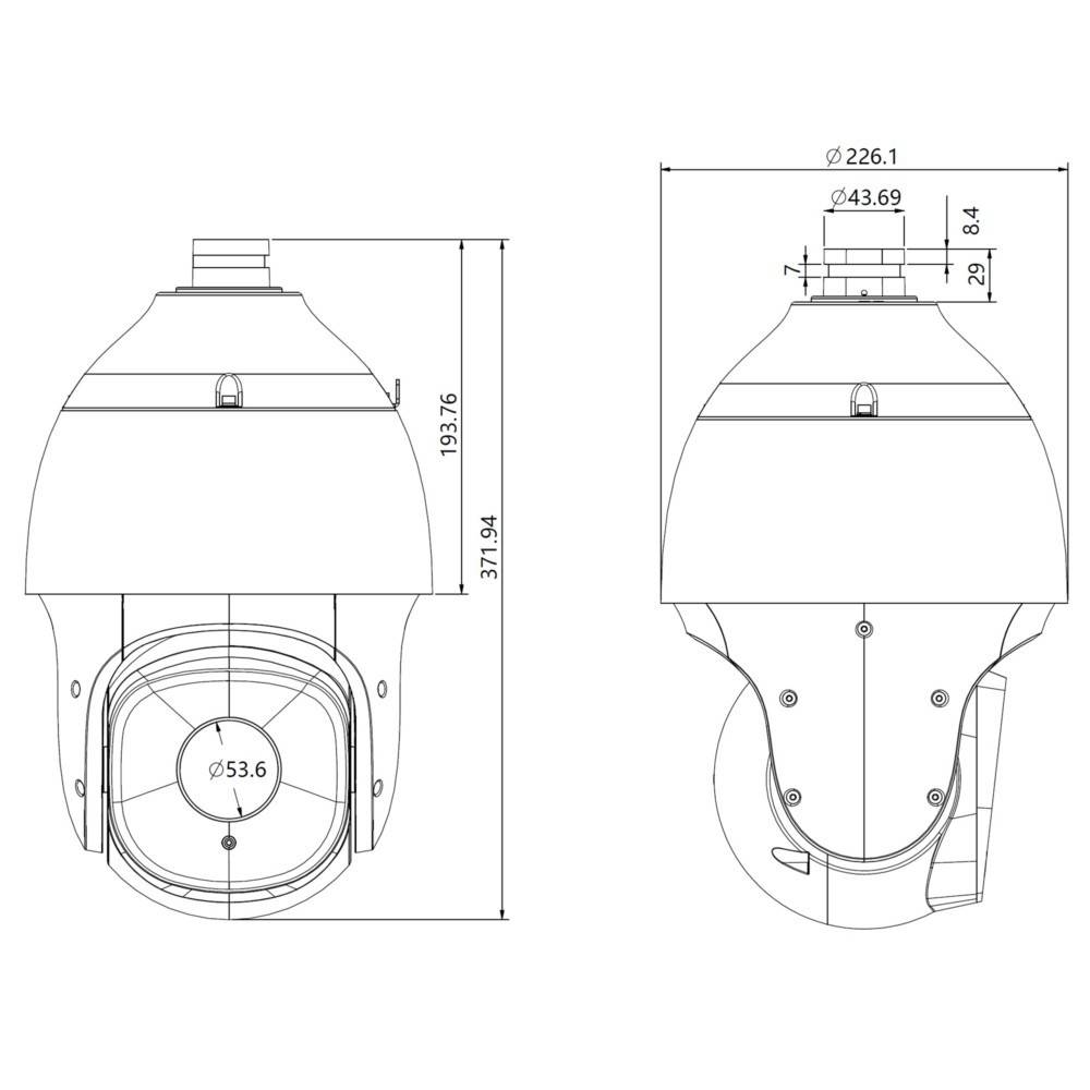 Grothe IP PTZ-Kamera VK 1099/395