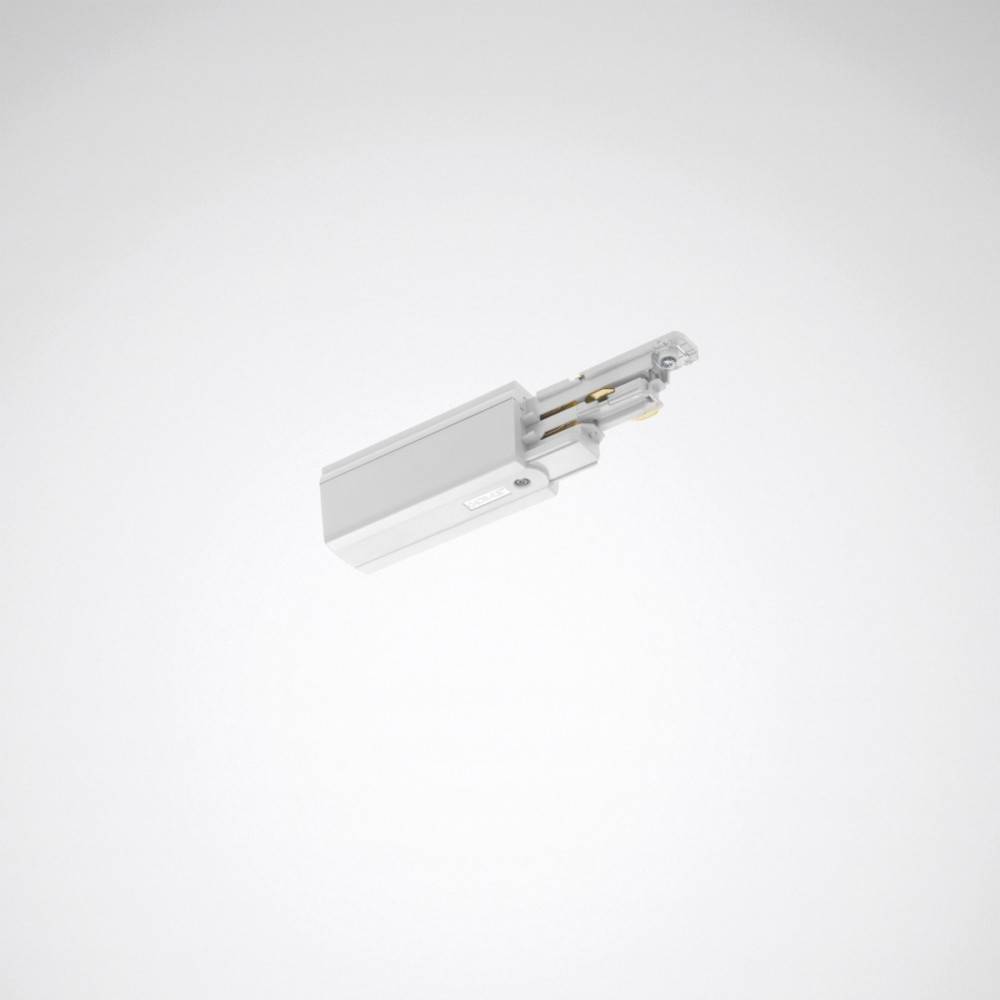 Ein kompaktes, rechteckiges Gerät mit metallischen Anschlüssen, möglicherweise ein Sensor oder eine elektronische Komponente, auf einem schlichten weißen Hintergrund.