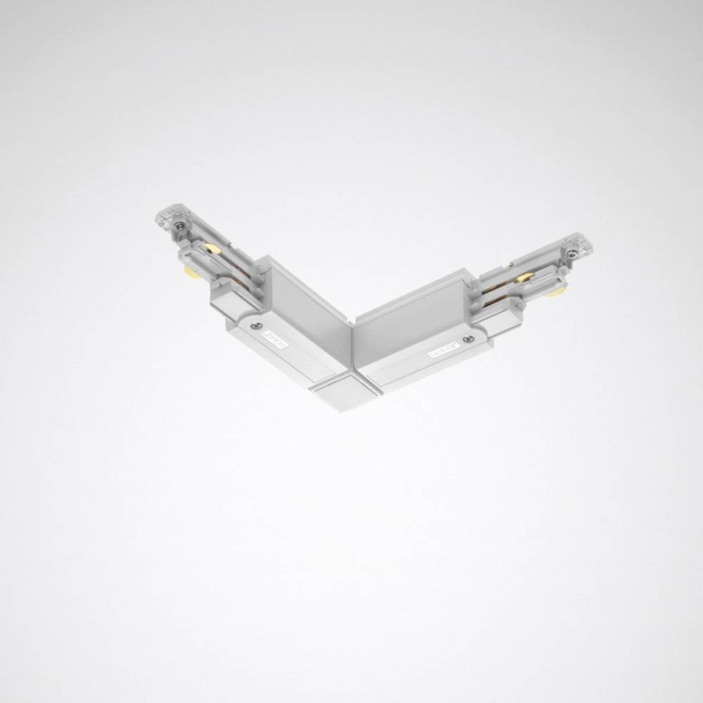 Eine Metallecharniervorrichtung für Ecken mit sichtbaren Schrauben und Halterungen, die für verstellbare oder klappbare Strukturen konzipiert ist.
