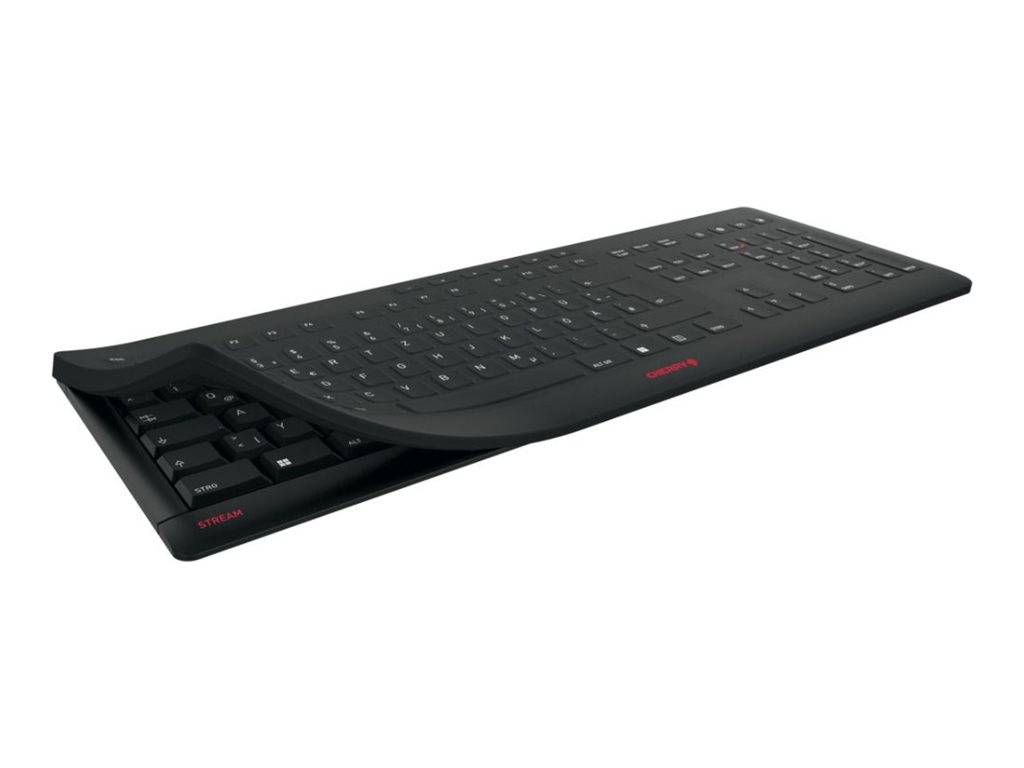 CHERRY STREAM - Tastatur - USB - Deutsch - Tastenschalter: CHERRY SX