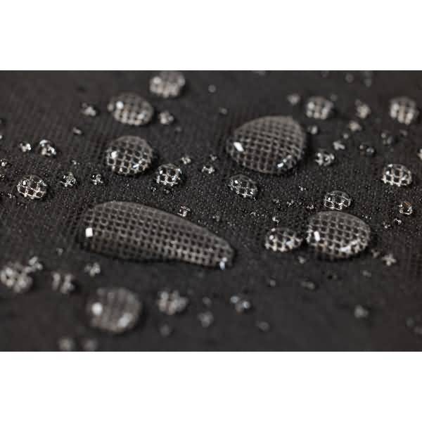 Reißverschlussbeutel A5 non-woven-PP opak schwarz