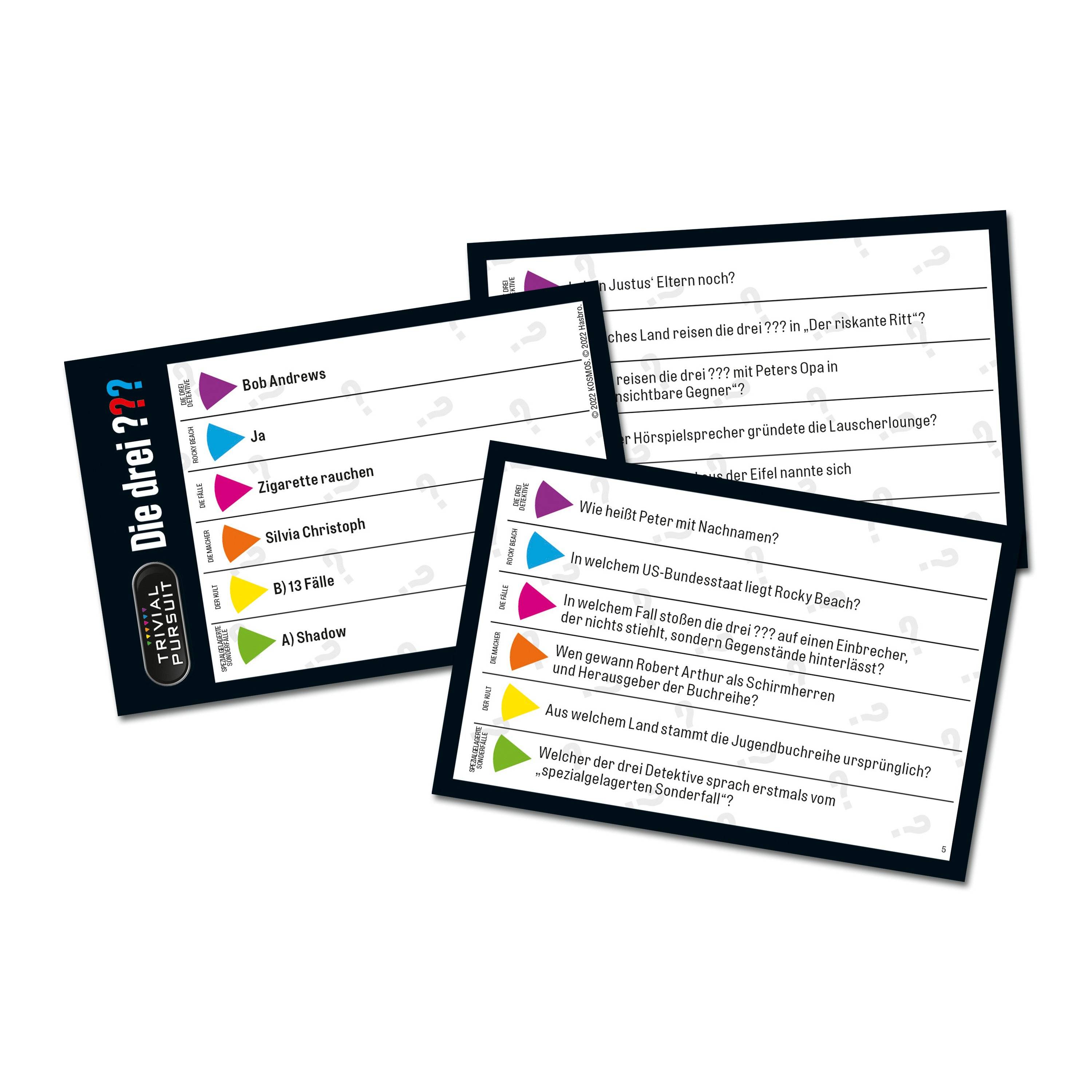 Trivial Pursuit - Die Drei ??? Fragezeichen Wissensspiel Quiz Ratespiel Gesellschaftsspiel deutsch