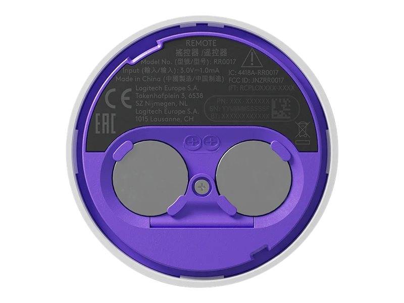 Logitech Scribe kabelloser Übertragungsknopf, weiß