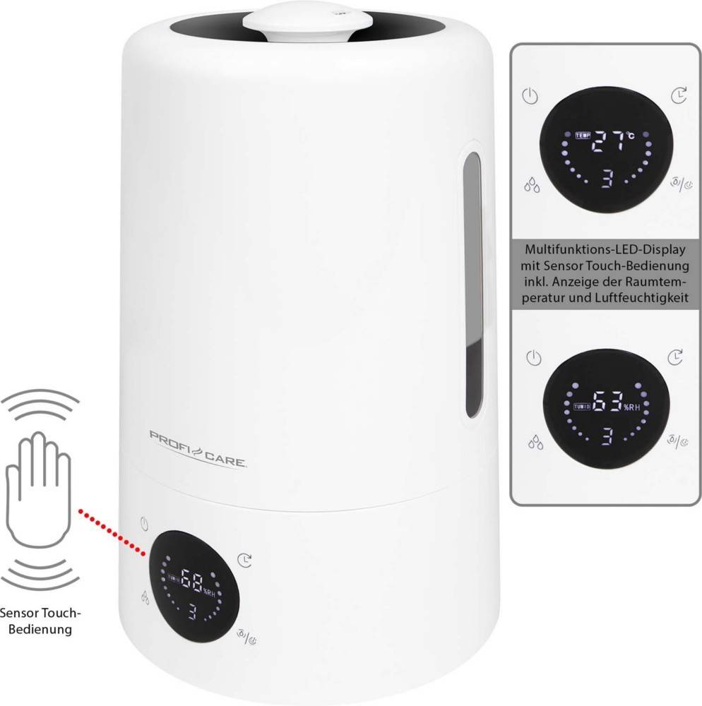 PROFI CARE Luftbefeuchter PC-LB3077 ws