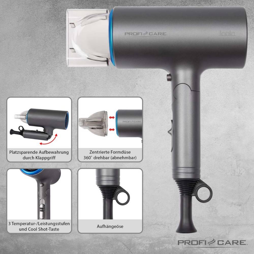PROFI CARE Haartrockner PC-HT 3073 bl