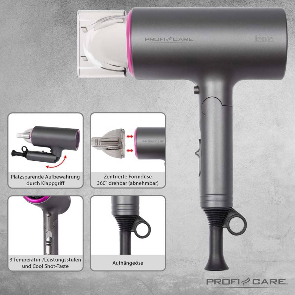 PROFI CARE Haartrockner PC-HT 3073 pink
