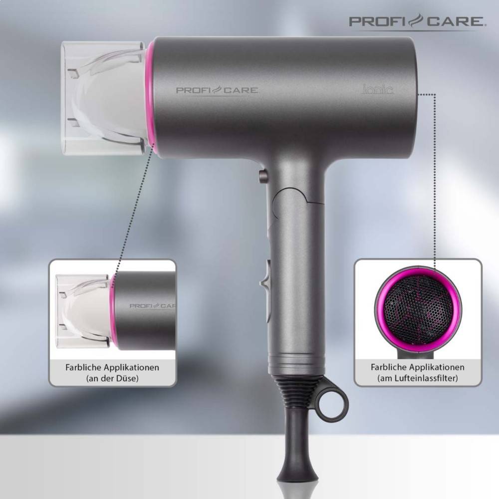 PROFI CARE Haartrockner PC-HT 3073 pink