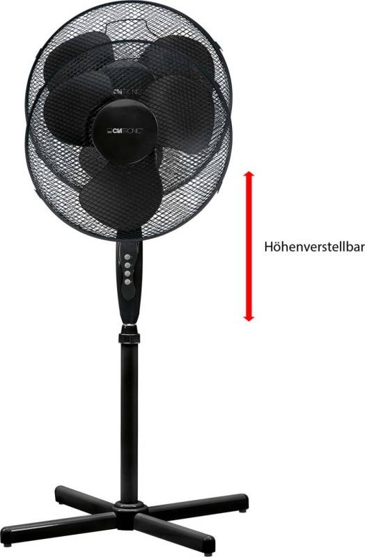 3 Stück CTC Clatronic Standventilator CTC VL3603 S sw