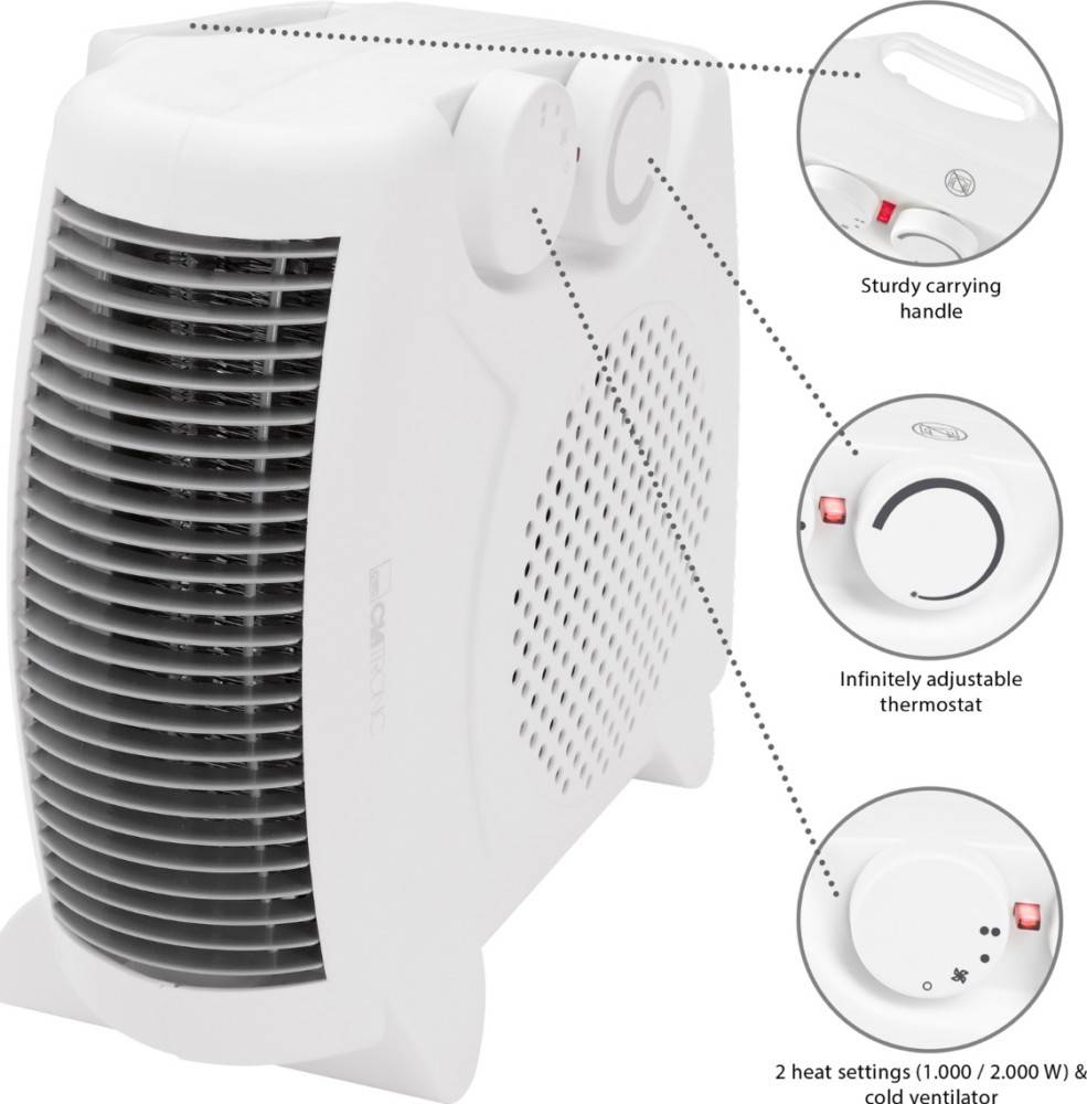 CTC Clatronic Heizlüfter CTC HL 3379 ws