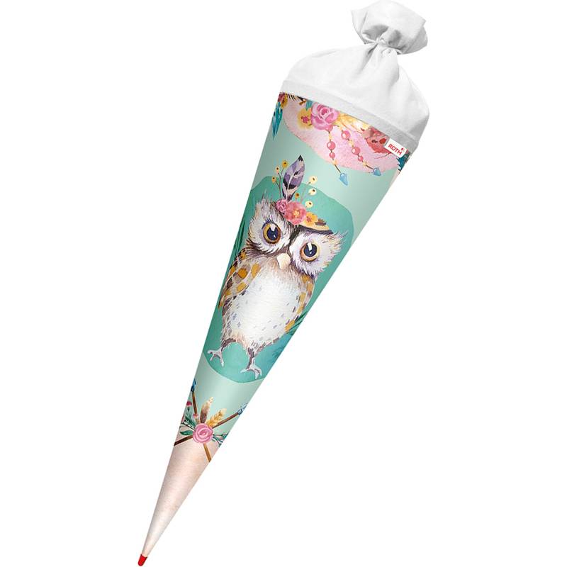 ROTH Schultüte "Eule Lieselotte", rund, 700 mm