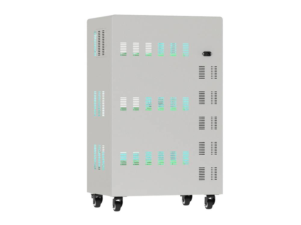 Good Connections® ANTARES PRO T30C Ladewagen bis 11", USB-C™, 30W Port, PD3.0, UVC-Desinfektion, grau