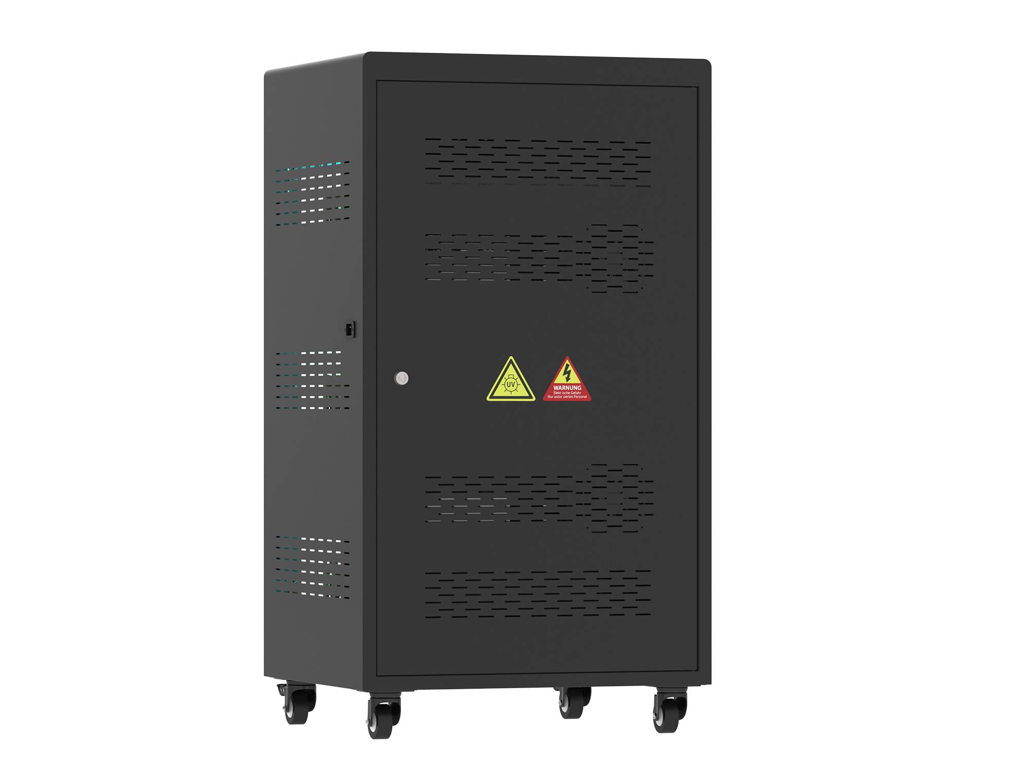 Good Connections® ANTARES PRO N36C Ladewagen bis 15,6", USB-C™, 65W Port, PD3.0, UVC-Desinfektion, schwarz