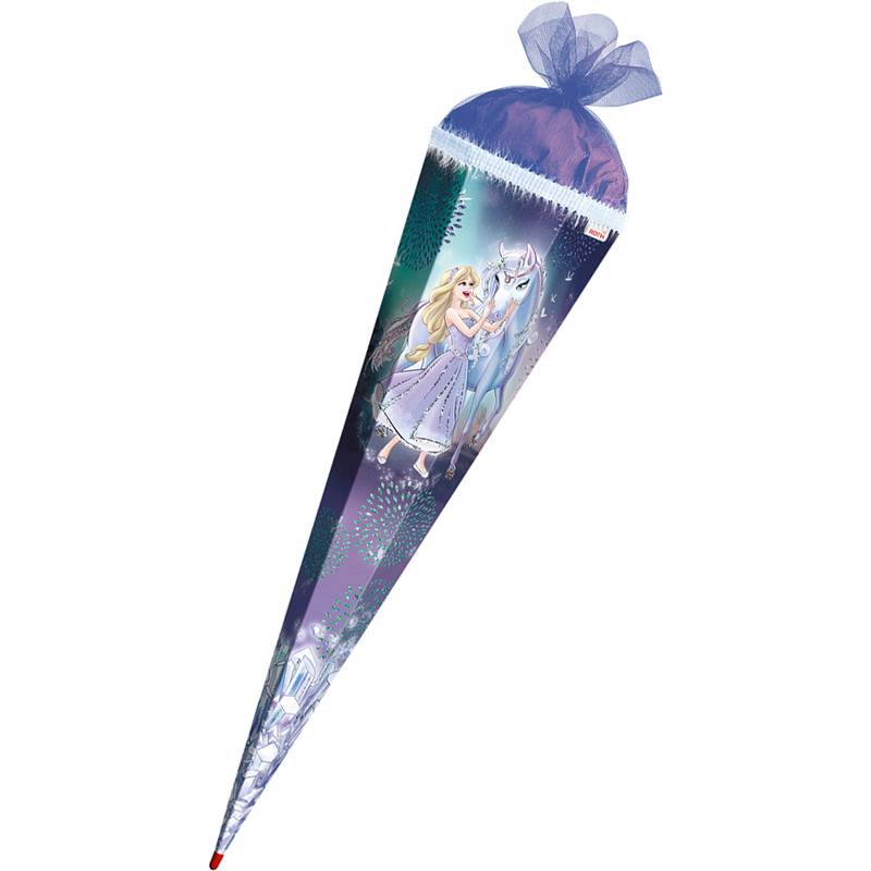 ROTH Schultüte "Königin im Eis", eckig, 850 mm, mit Effekt