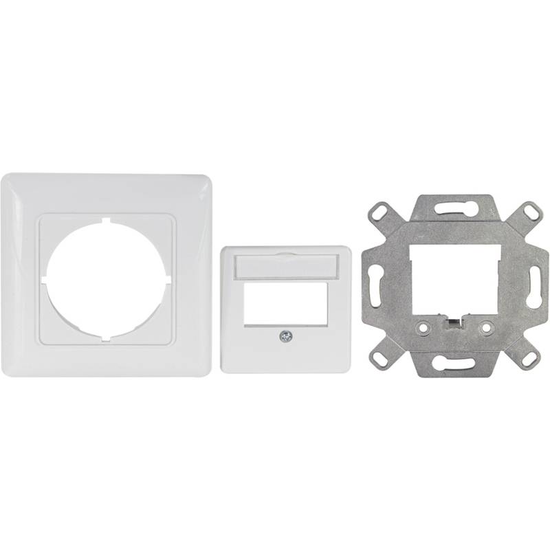 LogiLink Unterputzdose für Keystone-Module, 2-fach, signal-