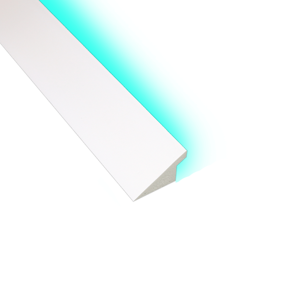 Sockelleisten Deckenleisten LED leicht & robust Stuckleisten 17M Lichtleisten Fußleisten INO-10