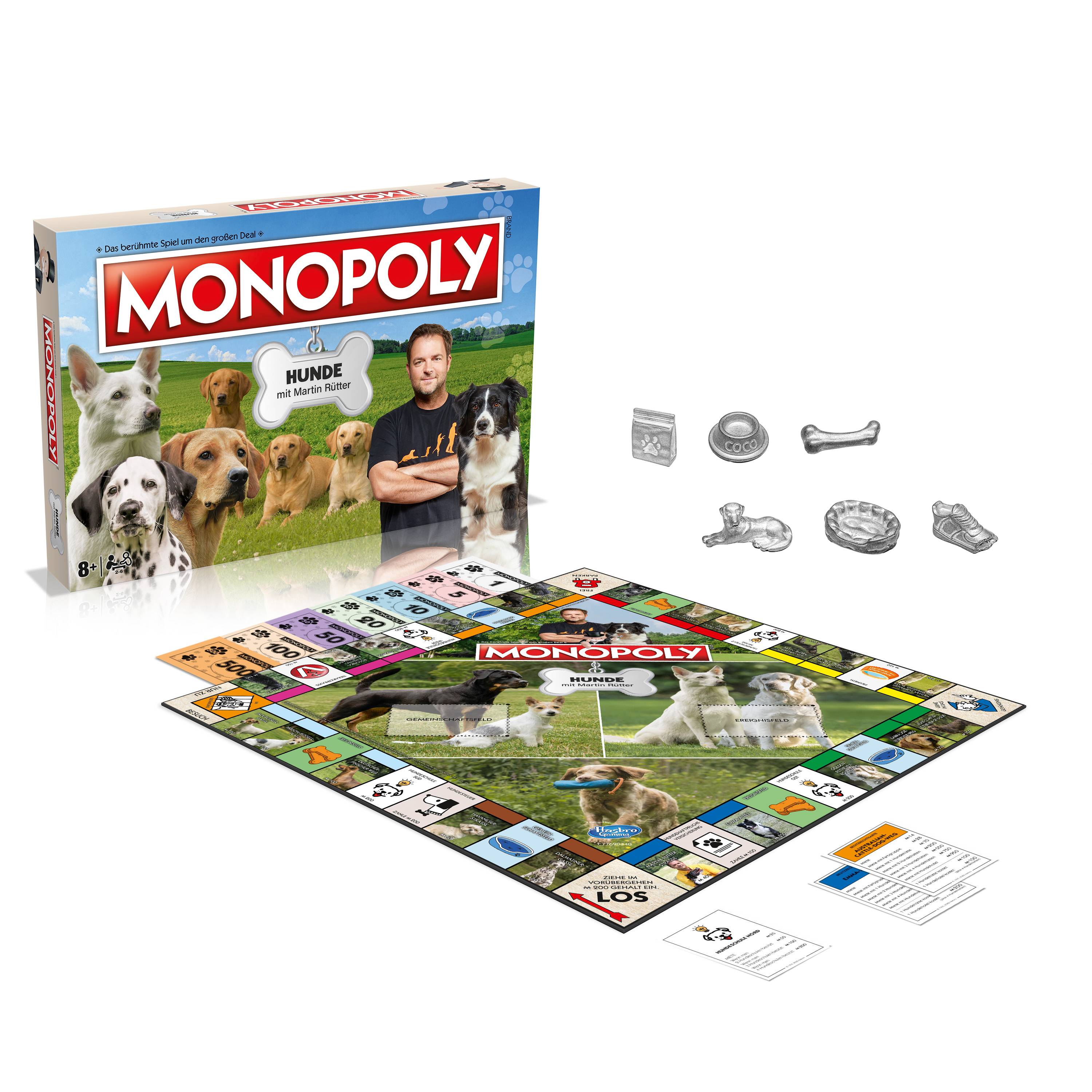 Monopoly - Hunde (mit Martin Rütter) Brettspiel Gesellschaftsspiel Spiel Tiere